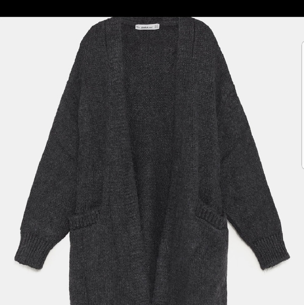 Zara Oversized Cardigan Sweater